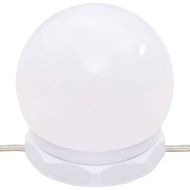 Комплект тоалетка с LED, черна, инженерно дърво