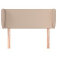 Горна табла с уши, капучино, 83x23x78/88 см, изкуствена кожа