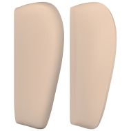 Горна табла с уши, капучино, 83x23x78/88 см, изкуствена кожа