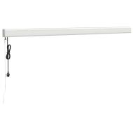 Прибираща се тента оранжево и кафяво 4x3 м плат и алуминий