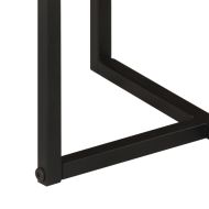 Маса за кафе 45x45x35 см акация масив и желязо