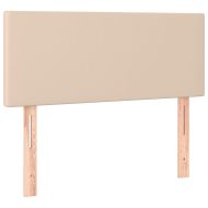 LED Горна табла за легло, капучино, 90x5x78/88 см