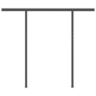 Автоматично прибираем сенник с прътове 3x2,5 м оранжево/кафяво