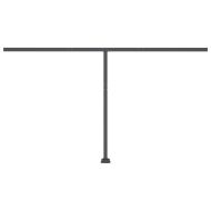 Автоматичен сенник LED сензор за вятър 400x350 см кремав