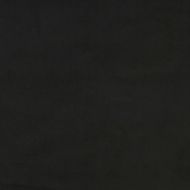 Горна табла за легло с уши, черна, 83x23x118/128 см, кадифе