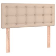 Боксспринг легло с матрак, капучино, 100x200см, изкуствена кожа