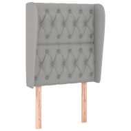 Боксспринг легло с матрак, светлосиво, 80x200 см, плат