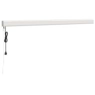 Прибираща се тента оранжево и кафяво 4,5x3 м плат и алуминий