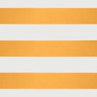 Прибираща се тента жълто и бяло 5x3 м плат и алуминий