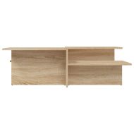 Кафе маси, 2 бр, дъб сонома, инженерно дърво