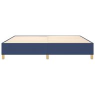 Рамка за легло с пружини, синя, 200x200 см, плат