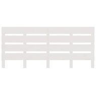 Табла за спалня, бяла, 140x3x80 см, борово дърво масив