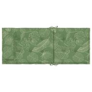 Възглавници за столове с облегалка 4 бр на листа Оксфорд плат