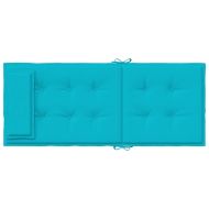 Възглавници за столове с облегалка 6 бр тюркоаз Оксфорд плат