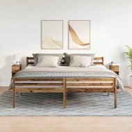 Нощни шкафчета с чекмеджета, 2 бр, старо дърво, 20x36x60 см