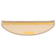 Изтривалки за стълби, 15 бр., 65x21x4 см, тъмнобежови, полукръгли, големи