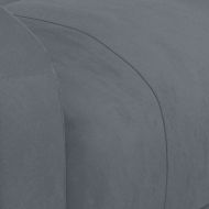 Изправящ масажен стол, тъмносив, кадифе