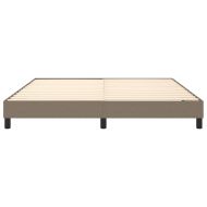 Рамка за легло с пружини, таупе, 160x200 см плат