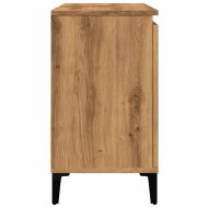 Шкаф за мивка, дъб артизан, 65x33x60 см, инженерно дърво