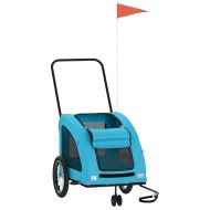 Ремарке за колело за любимци син Оксфорд плат и желязо