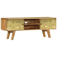 ТВ шкаф, мангово дърво масив, 120x30x45 cм