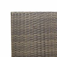 Струпваеми градински столове 4 pcs Сив и кафяв