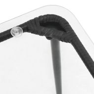 Градинска маса Черно 80 x 40 x 45.5 cm Полиратан