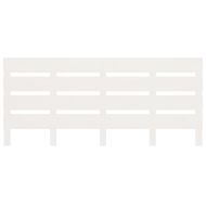Рамка за легло без матрак, бял, 140x200 см, бор масив