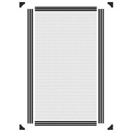 Магнитна мрежа против насекоми за прозорци, антрацит, 80x140 см