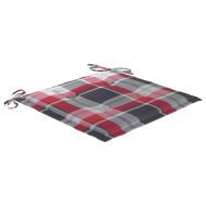 Сгъваеми градински столове, 2 бр, с възглавници, акация масив