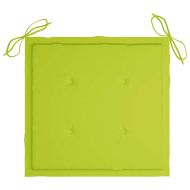 Сгъваеми градински столове, 6 бр, с възглавници, акация масив