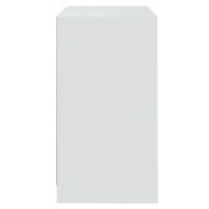 Бюфет, бял, 70x41x75 см, инженерно дърво