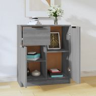 Сайдборд, сив сонома, 60x30x70 см, инженерно дърво