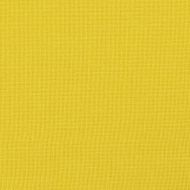 Реклайнер стол с поставка за крака, светложълт, текстил