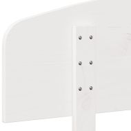 Горна табла, бяла, 180 см, бор масив