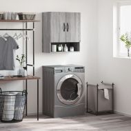 Стенен шкаф, сив сонома, 60x31x70 см, инженерно дърво