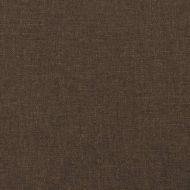 Рамка за легло с пружини, тъмнокафява, 80x200 см, плат