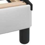 Рамка за легло с LED без матрак Zadar бяло и черно 120x200см