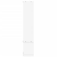 Стенен рафт, бял, 96x12x64 см, инженерно дърво