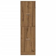 Шкаф органайзер, дъб артизан, 40x41x144,5 см, инженерно дърво