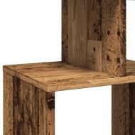 Библиотека, старо дърво, 92x29x188 см, инженерно дърво