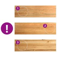 Прозоречни первази, 2 бр, светлокафяви, 140x40x2 см, дъб масив