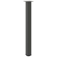 Крака за бар маса, 4 бр., антрацит, 90-92 см, стомана