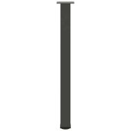 Крака за бар маса, 4 бр., антрацит, 90-92 см, стомана