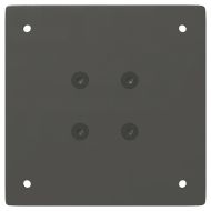 Крака за бар маса, 4 бр., антрацит, 90-92 см, стомана