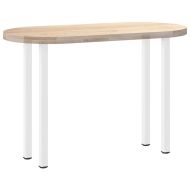 Крака за конзолна маса, 4 бр., бели, 72-74 см, стомана