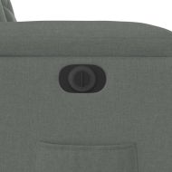 Електрически наклоняем стол, тъмносив, текстил