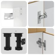 Комплект кухненски шкафове от 11 части Porto, инженерно дърво