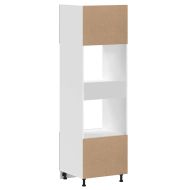 Шкафове за фурна 2 бр Kalmar, сив сонома, инженерна дървесина