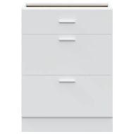 Кухненски шкаф "Lyon" бял, инженерно дърво